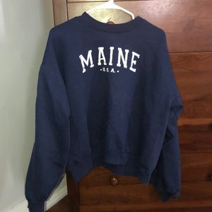 Maine crewneck sweatshirt